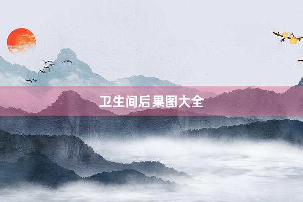 卫生间后果图大全